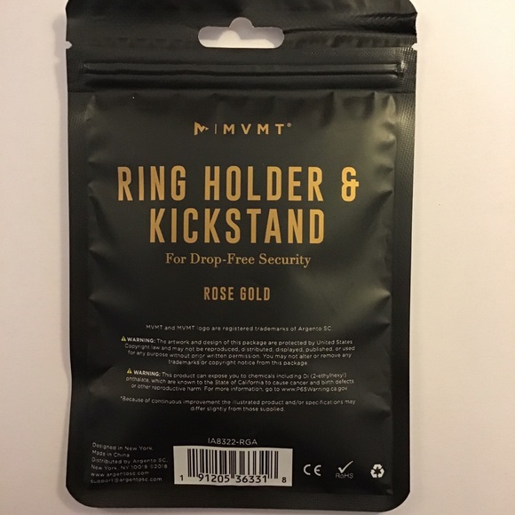 MVMT ROSE GOLD HEART SHAPED PHONE RING HOLDER N… - Picture 3 of 8